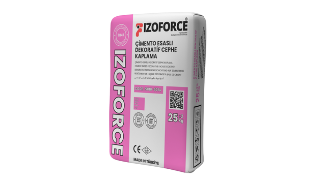 Izoforce Çimento Esaslı Dekoratif Cephe Kaplama